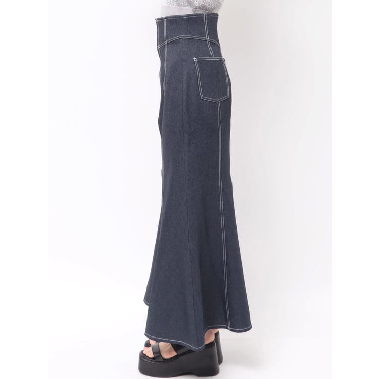 デニムライクステッチスカート | MURUA | 詳細画像21 