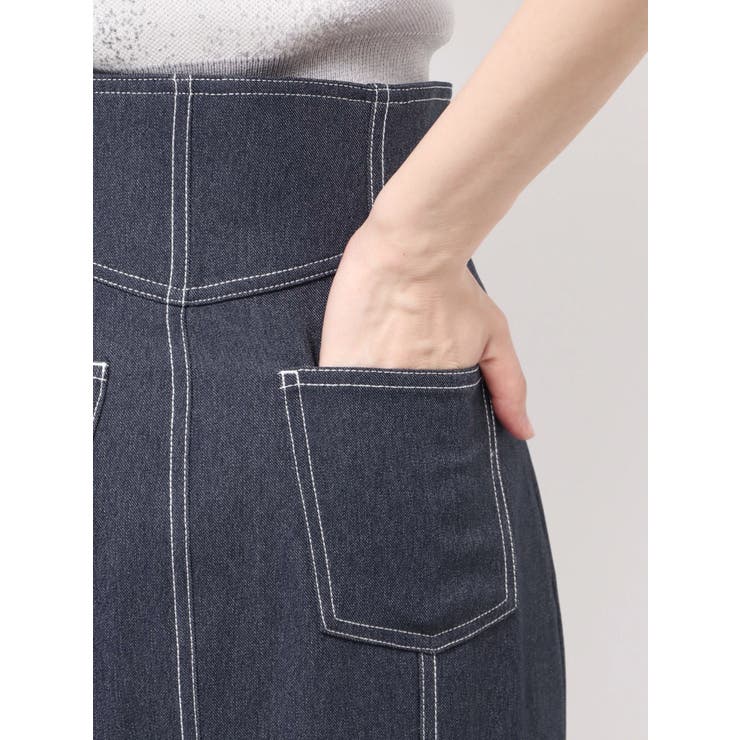 デニムライクステッチスカート | MURUA | 詳細画像24 