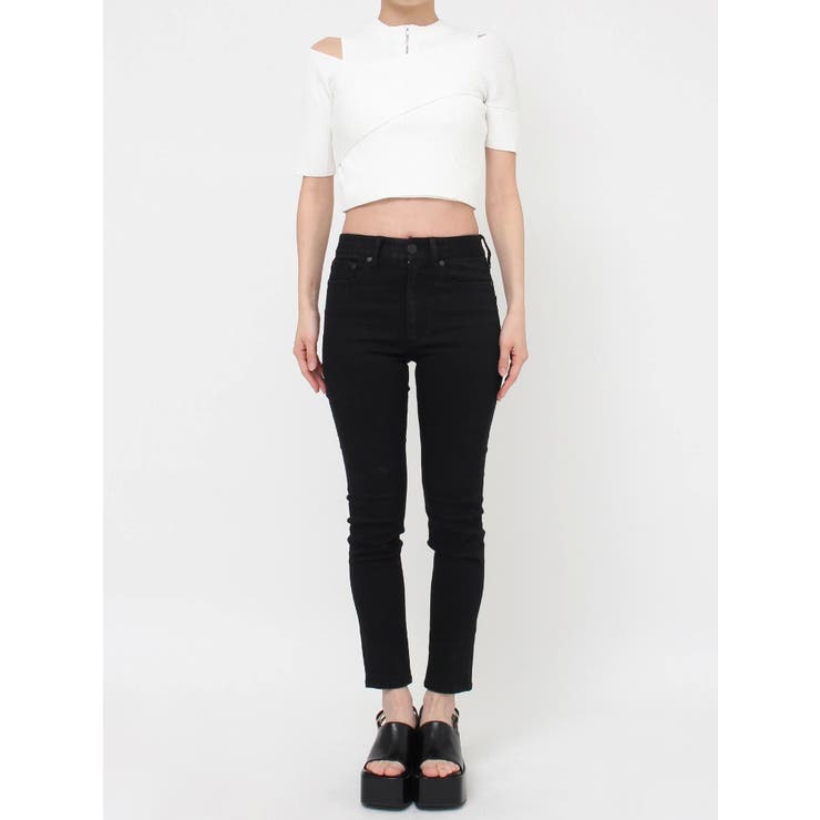 ワンサイドオフショルジップニット | MURUA | 詳細画像36 