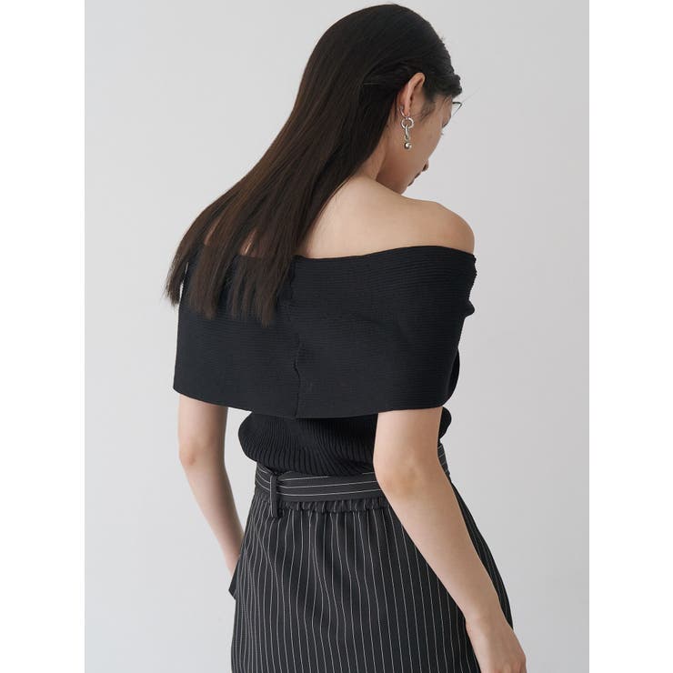 オフショルダーツイストニット | MURUA | 詳細画像5 