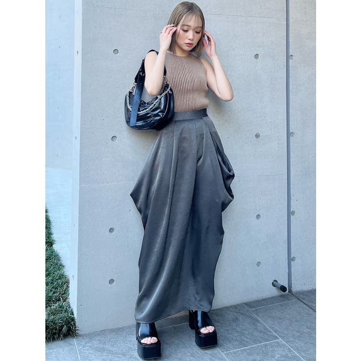 バイカラーリブニットタンク | MURUA | 詳細画像20 