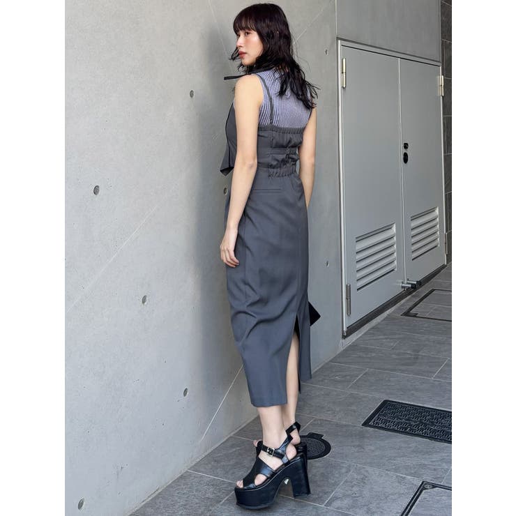 バイカラーリブニットタンク | MURUA | 詳細画像25 