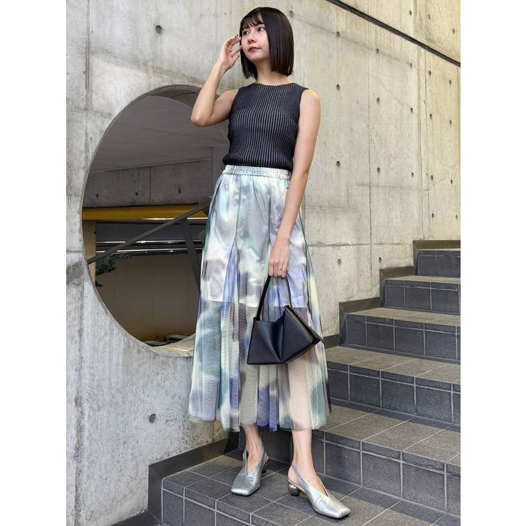 バイカラーリブニットタンク | MURUA | 詳細画像28 