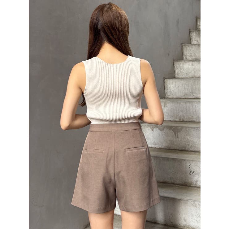 バイカラーリブニットタンク | MURUA | 詳細画像30 