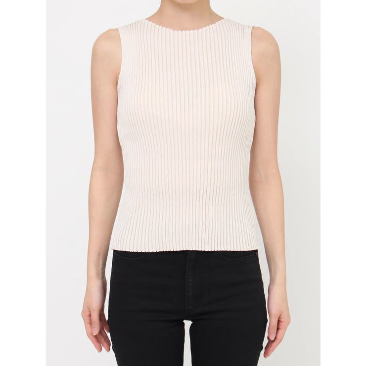 バイカラーリブニットタンク | MURUA | 詳細画像33 