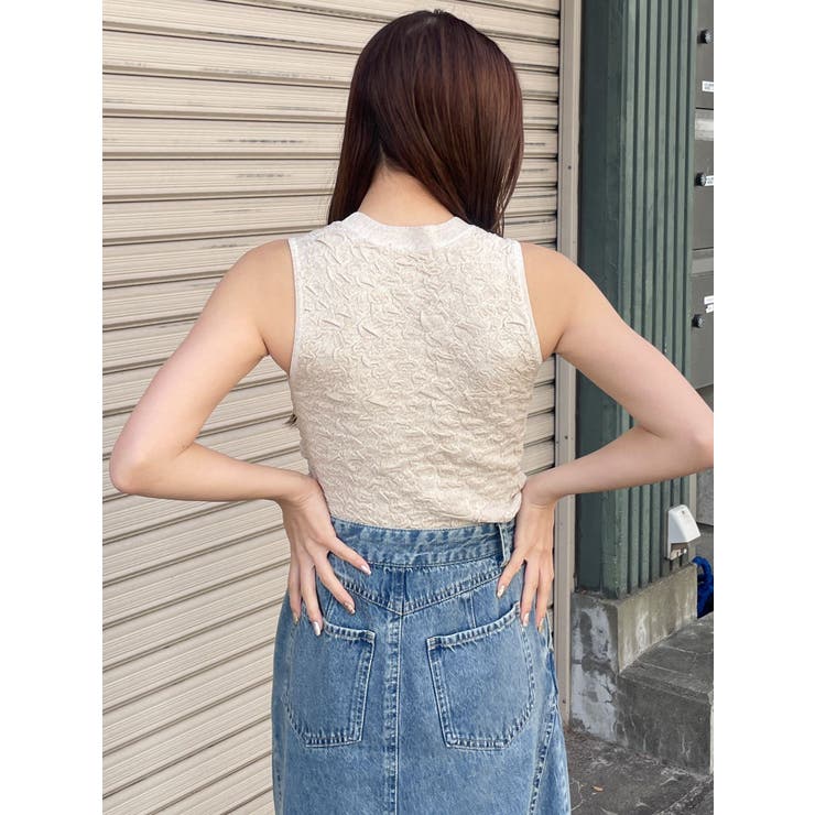 ラメジャガードニットタンク | MURUA | 詳細画像22 