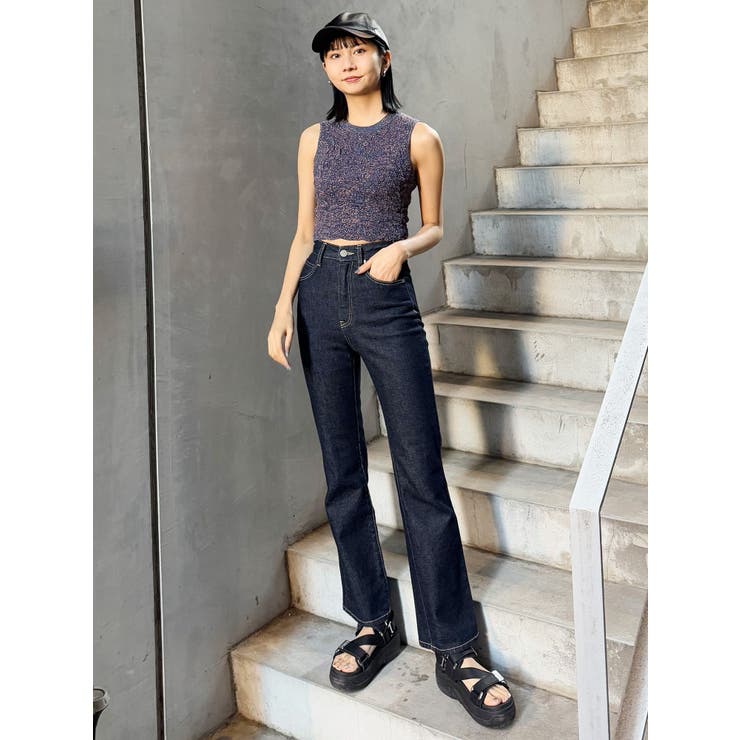 ラメジャガードニットタンク | MURUA | 詳細画像28 