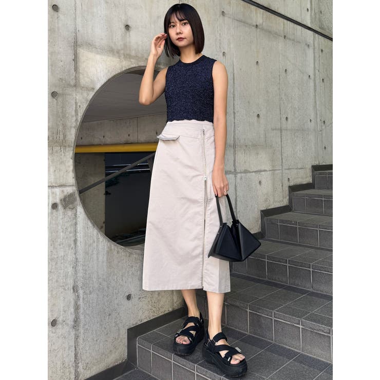 ラメジャガードニットタンク | MURUA | 詳細画像33 