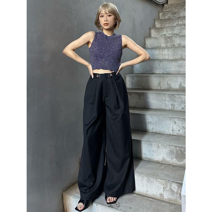 ラメジャガードニットタンク | MURUA | 詳細画像36 