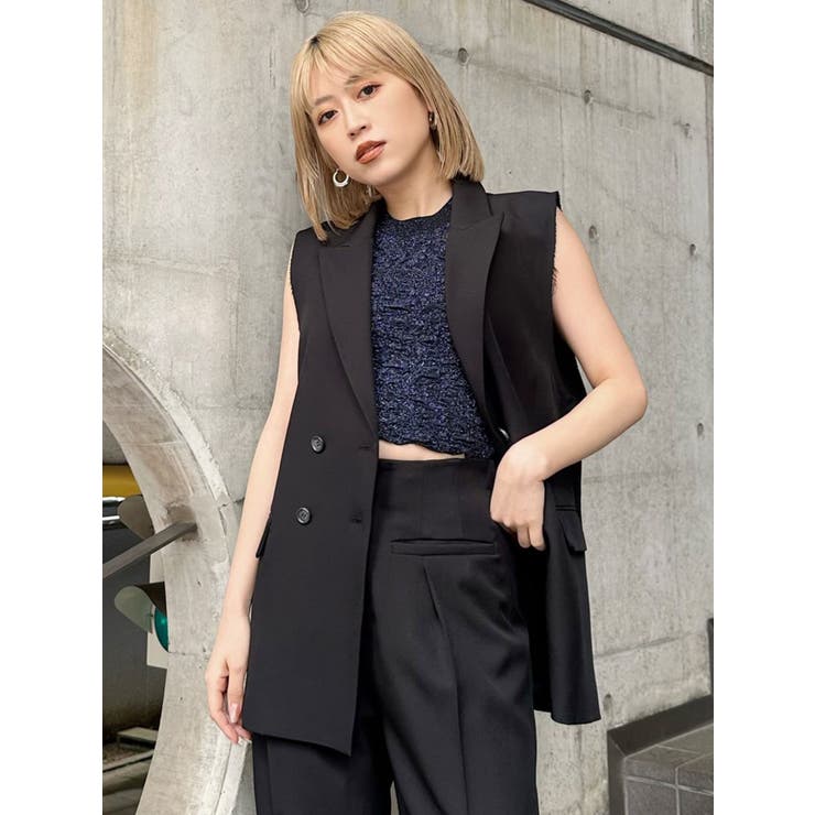 ラメジャガードニットタンク | MURUA | 詳細画像43 