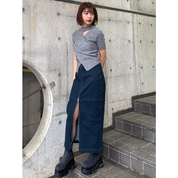 カシュクールチャイナニット[品番：MKSW0064457]｜MURUA