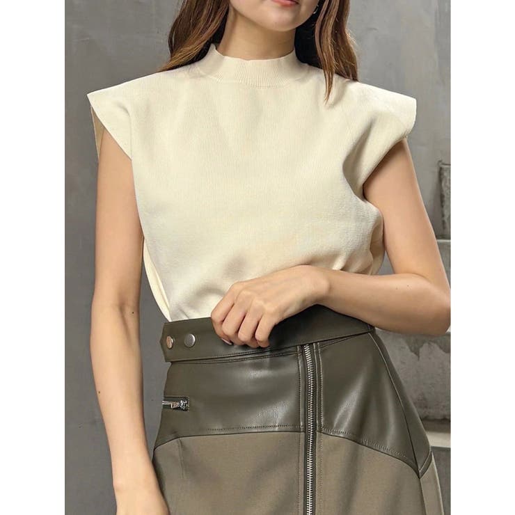 ホワイト | フレンチスリーブニット | MURUA