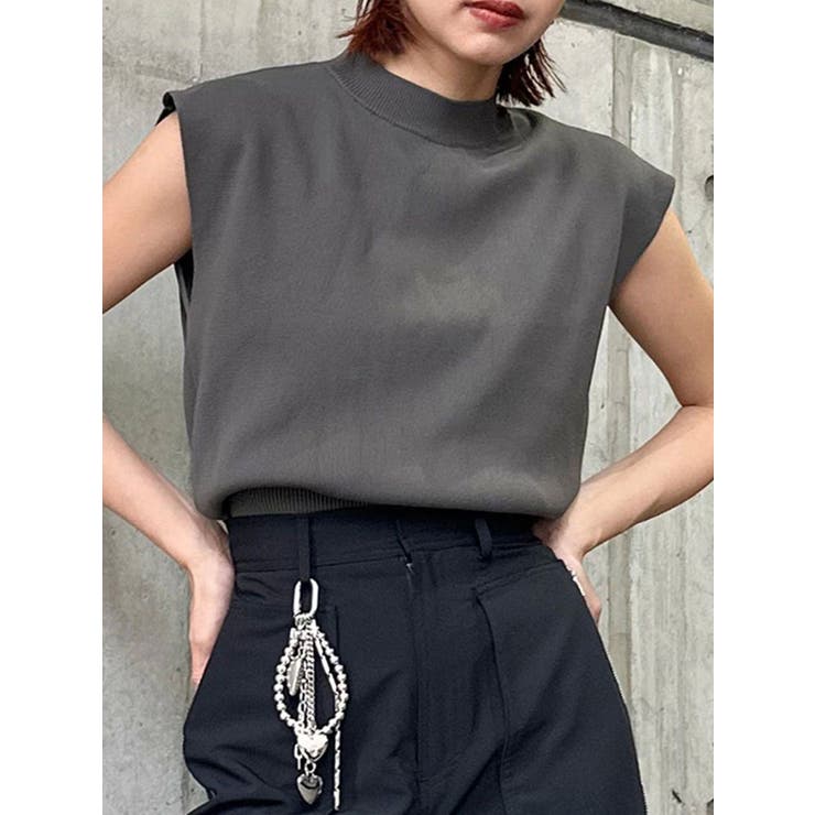 ダークグレー | フレンチスリーブニット | MURUA