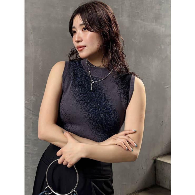 クロップドグラデーションニット | MURUA | 詳細画像3 