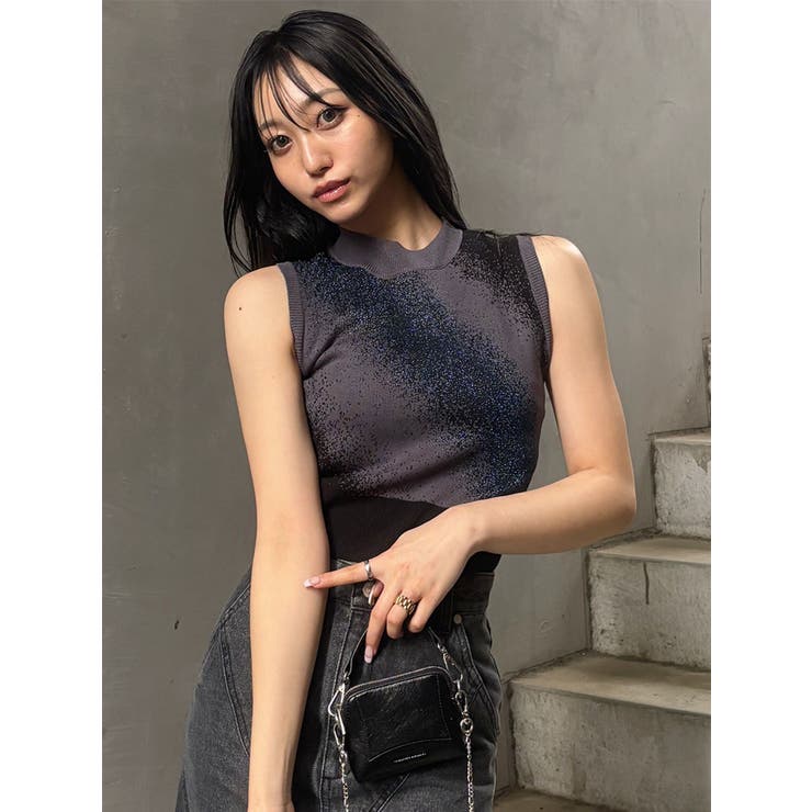 クロップドグラデーションニット | MURUA | 詳細画像33 