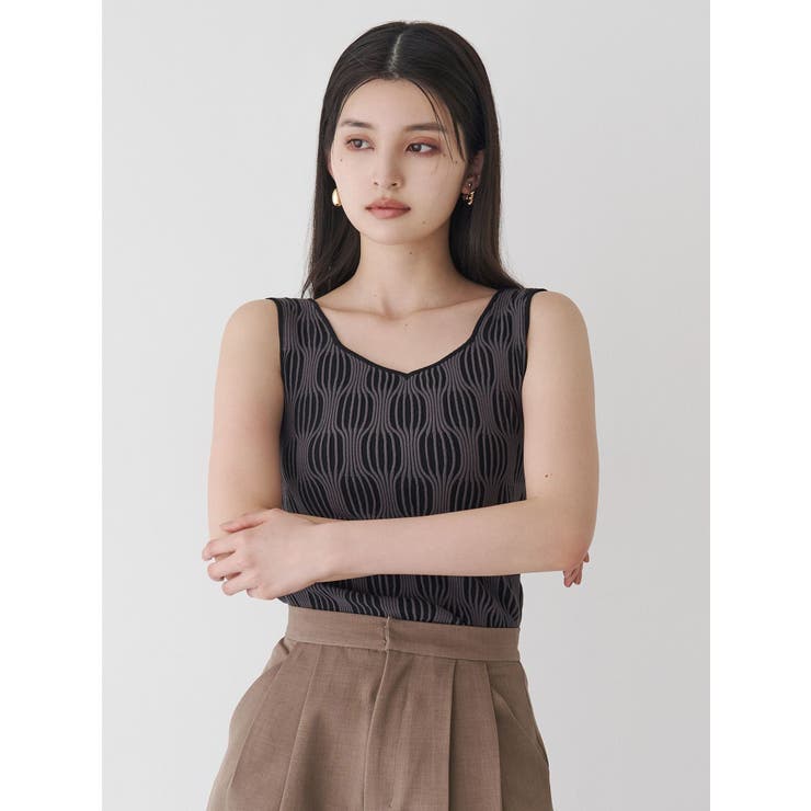 ウェーブパターンニットタンク | MURUA | 詳細画像13 