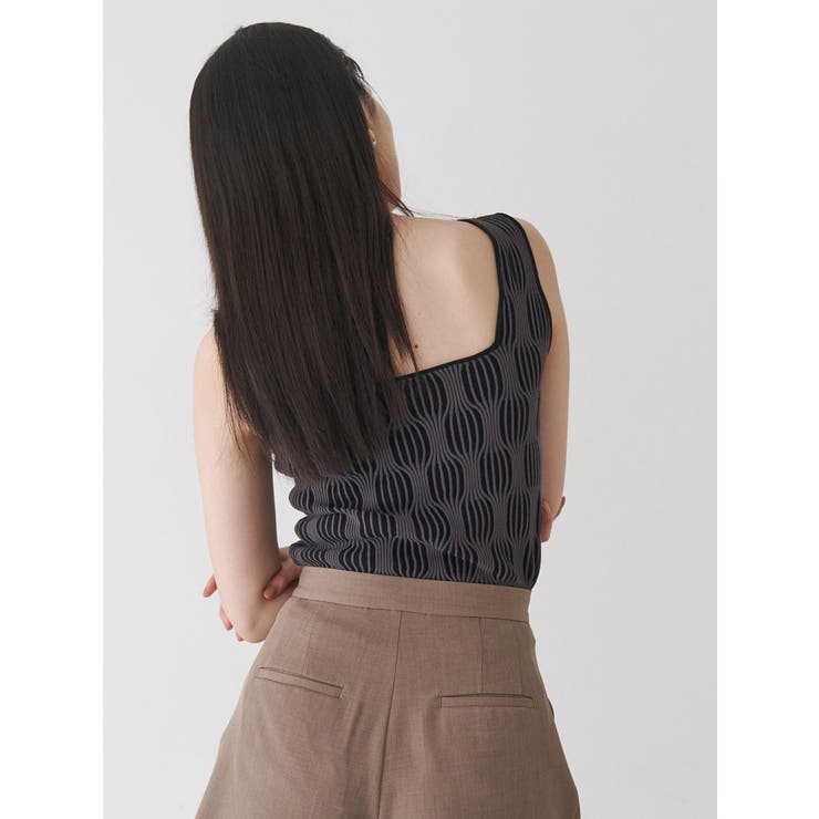ウェーブパターンニットタンク | MURUA | 詳細画像14 