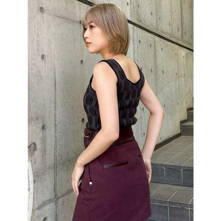 ウェーブパターンニットタンク | MURUA | 詳細画像25 