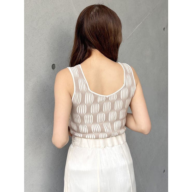 ウェーブパターンニットタンク | MURUA | 詳細画像33 