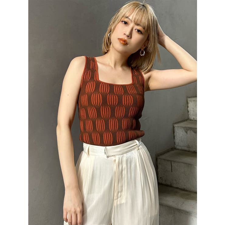 ウェーブパターンニットタンク | MURUA | 詳細画像34 