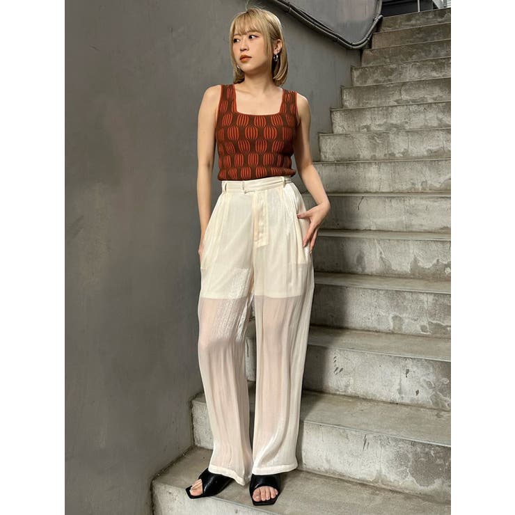 ウェーブパターンニットタンク | MURUA | 詳細画像36 