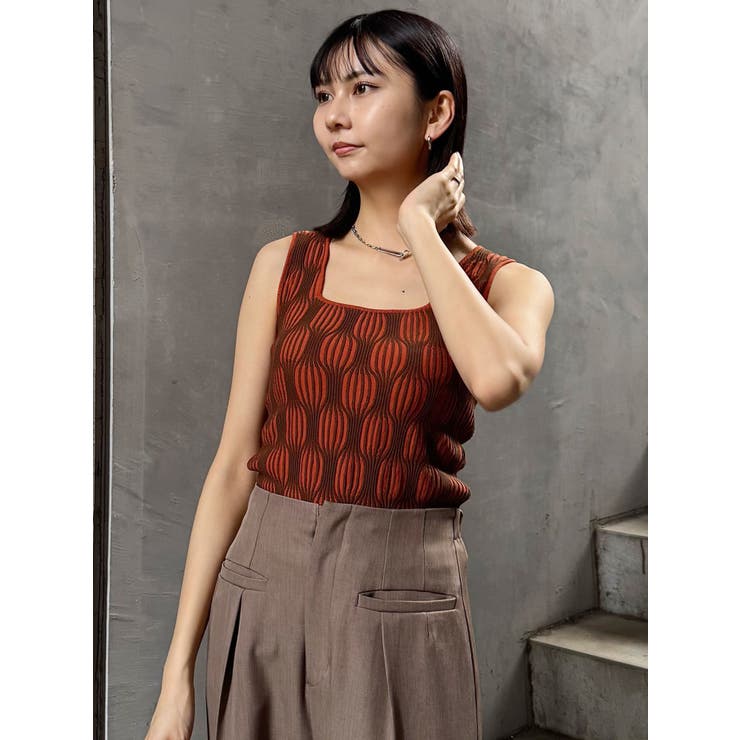 ウェーブパターンニットタンク | MURUA | 詳細画像39 