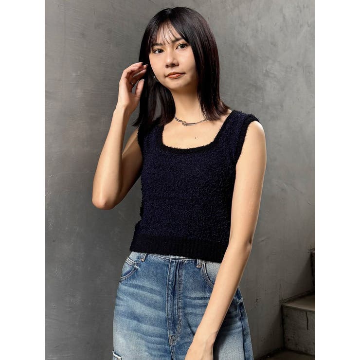 2WAYMIXヤーンニット | MURUA | 詳細画像3 