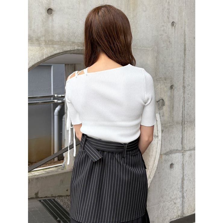 トップス AMELIE PEPURAMU KNIT AMELIE PEPURAMU KNIT