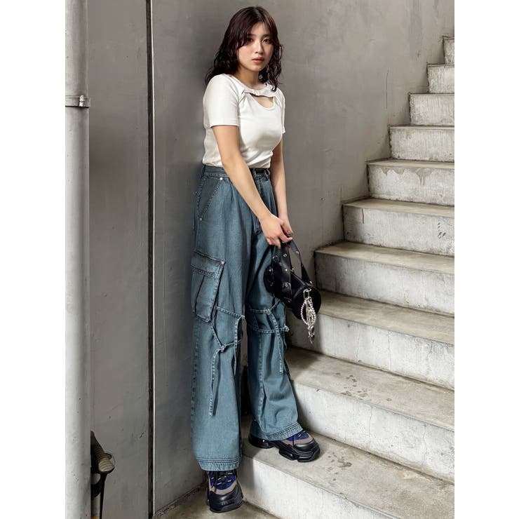 フロントパーツレイヤードトップス | MURUA | 詳細画像10 