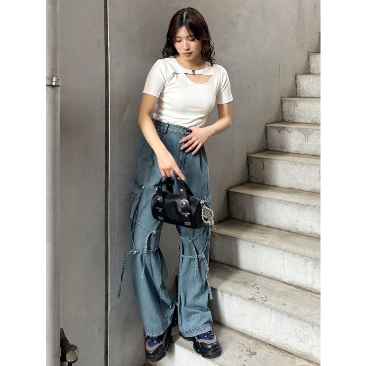 フロントパーツレイヤードトップス | MURUA | 詳細画像11 