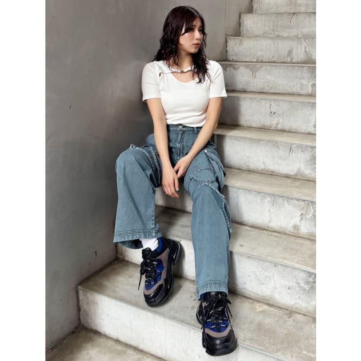 フロントパーツレイヤードトップス | MURUA | 詳細画像12 