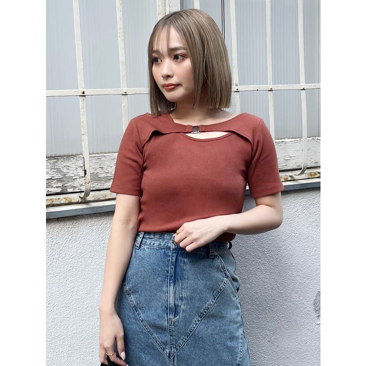 フロントパーツレイヤードトップス | MURUA | 詳細画像13 