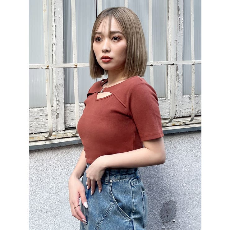 フロントパーツレイヤードトップス | MURUA | 詳細画像14 