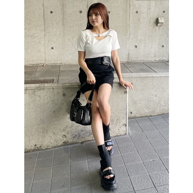 フロントパーツレイヤードトップス | MURUA | 詳細画像22 