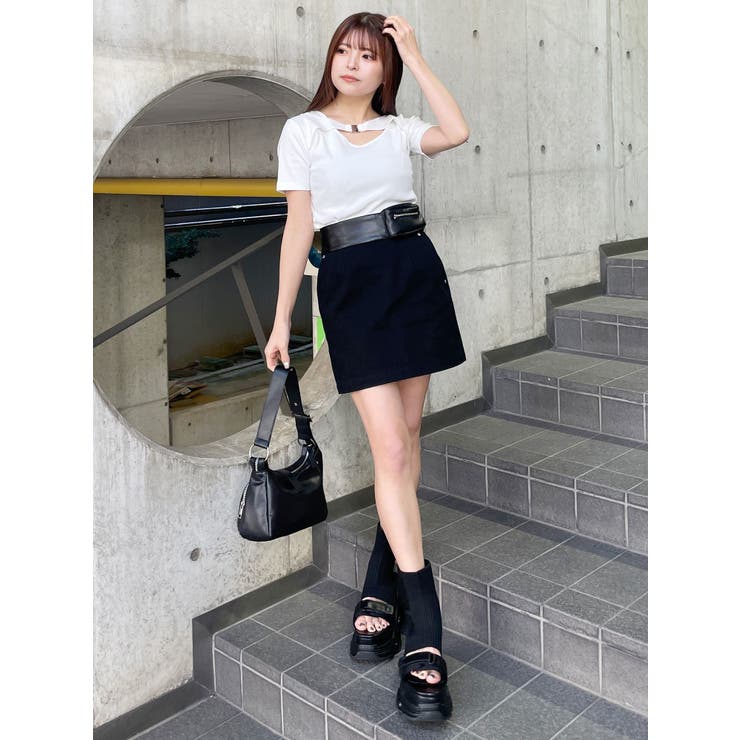 フロントパーツレイヤードトップス | MURUA | 詳細画像24 