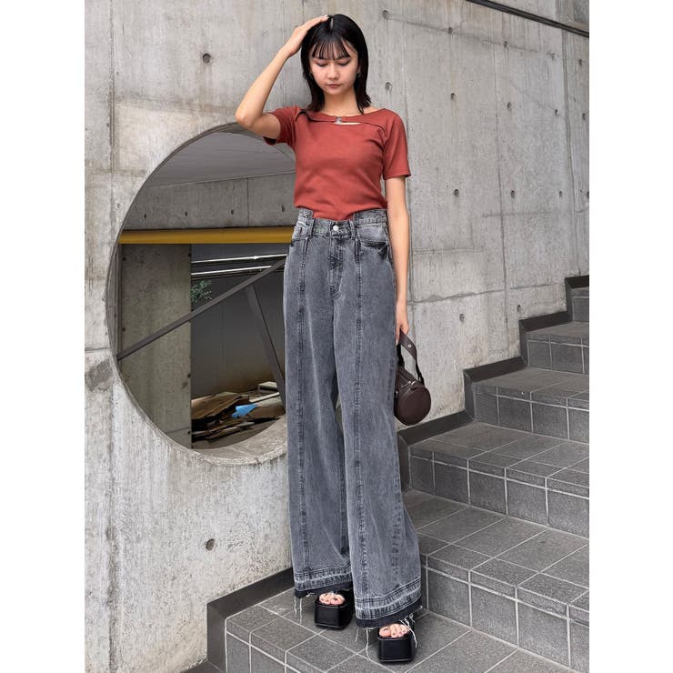 フロントパーツレイヤードトップス | MURUA | 詳細画像28 