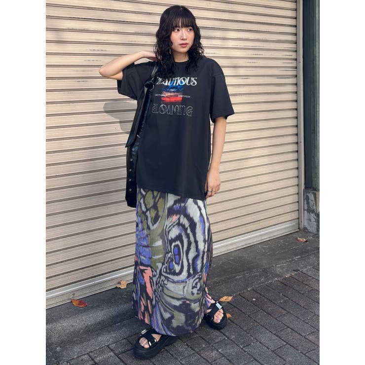 GLOAMINGオーバーTシャツ | MURUA | 詳細画像10 