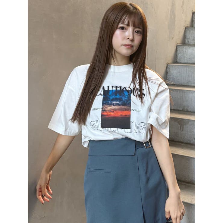 GLOAMINGオーバーTシャツ[品番：MKSW0065344]｜MURUA（ムルーア