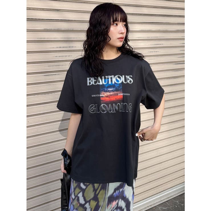 GLOAMINGオーバーTシャツ | MURUA | 詳細画像2 