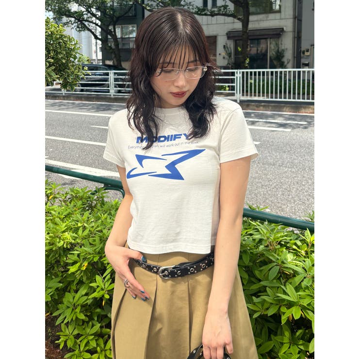 シャープモチーフクロップドTシャツ | MURUA | 詳細画像12 