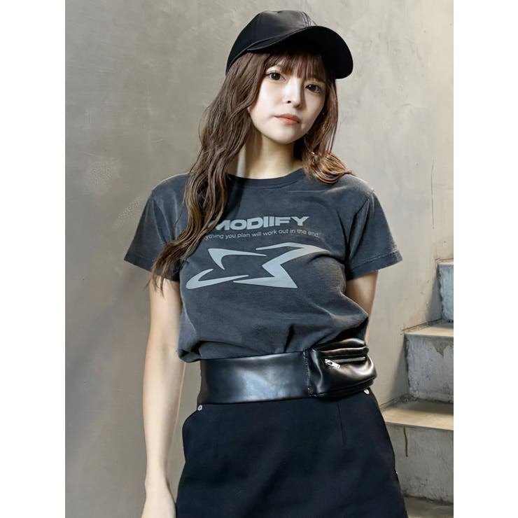 シャープモチーフクロップドTシャツ | MURUA | 詳細画像26 