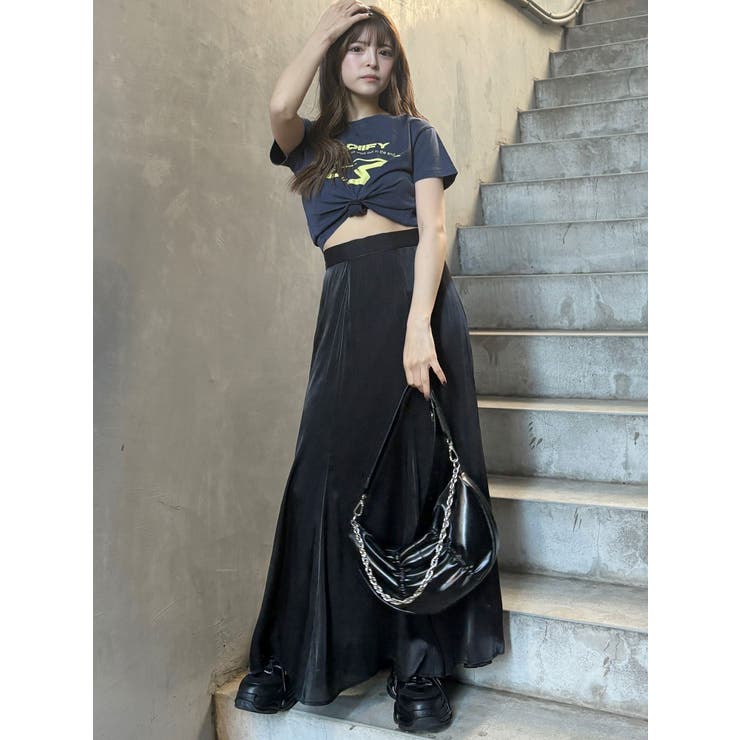 シャープモチーフクロップドTシャツ | MURUA | 詳細画像49 