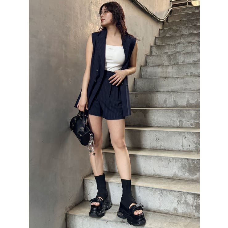 ロゴプレートスクエアキャミ | MURUA | 詳細画像17 