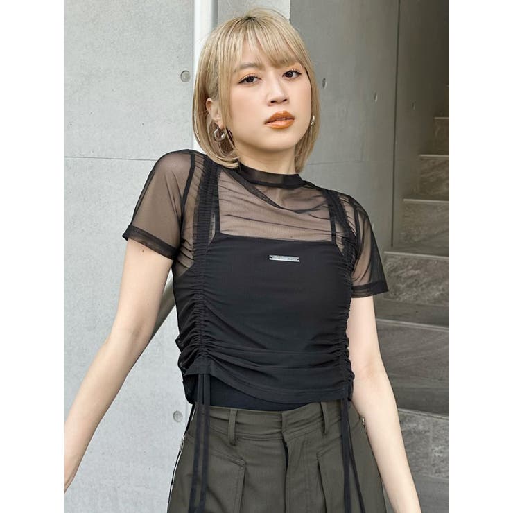 ロゴプレートスクエアキャミ | MURUA | 詳細画像3 