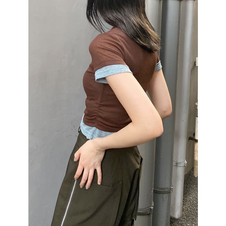 ヘンリーネックレイヤードトップス | MURUA | 詳細画像21 