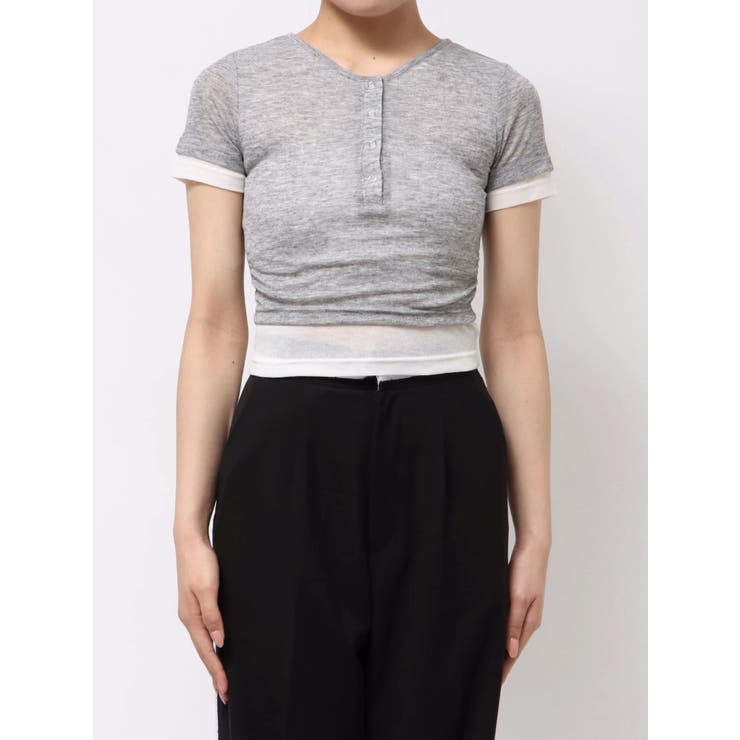 ヘンリーネックレイヤードトップス | MURUA | 詳細画像23 