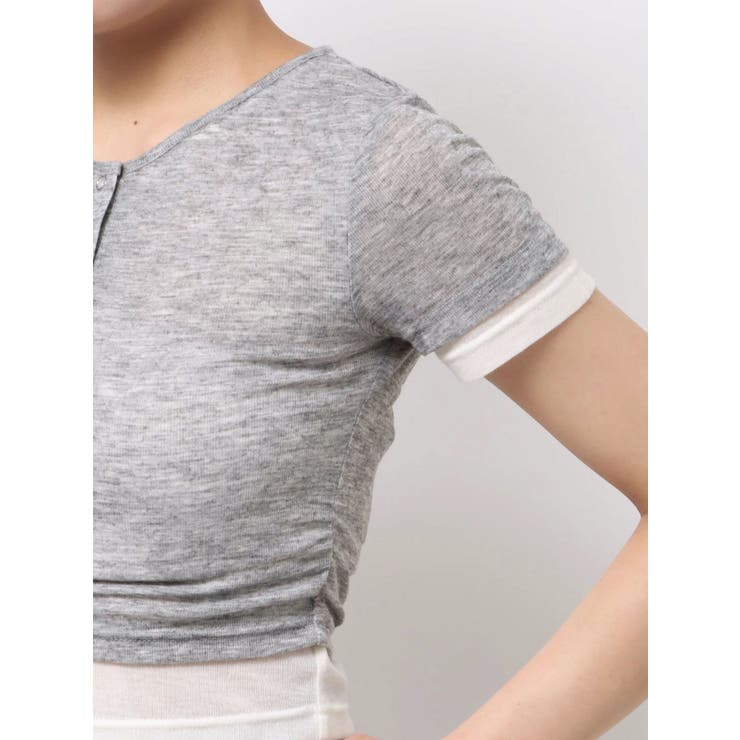 ヘンリーネックレイヤードトップス | MURUA | 詳細画像27 