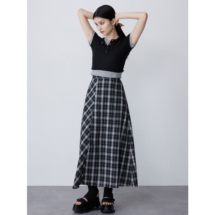 ヘンリーネックレイヤードトップス | MURUA | 詳細画像6 