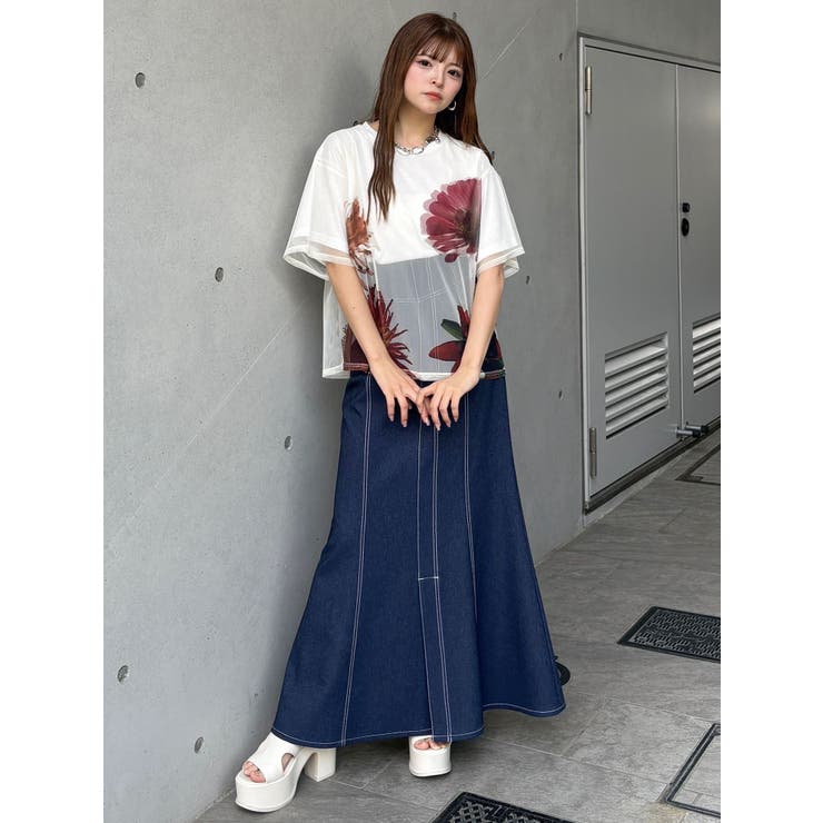 MURUA ドッキングニットシャツ NO ID. シャツ ドッキングニットSH メンズ : ZOZOTOWN Yahoo!店