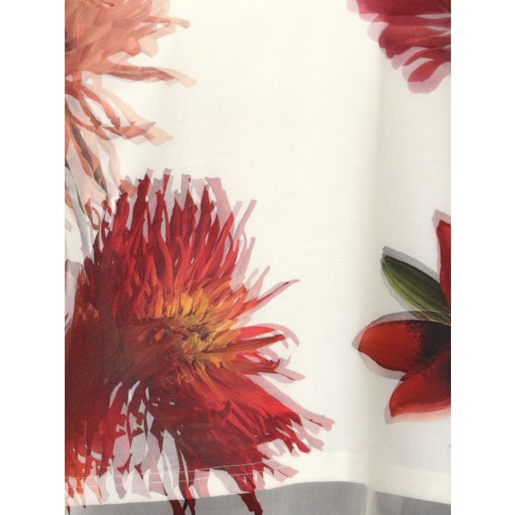 【MURUA×STAYFLOWER】チュールドッキングフラワーTシャツ | MURUA | 詳細画像41 